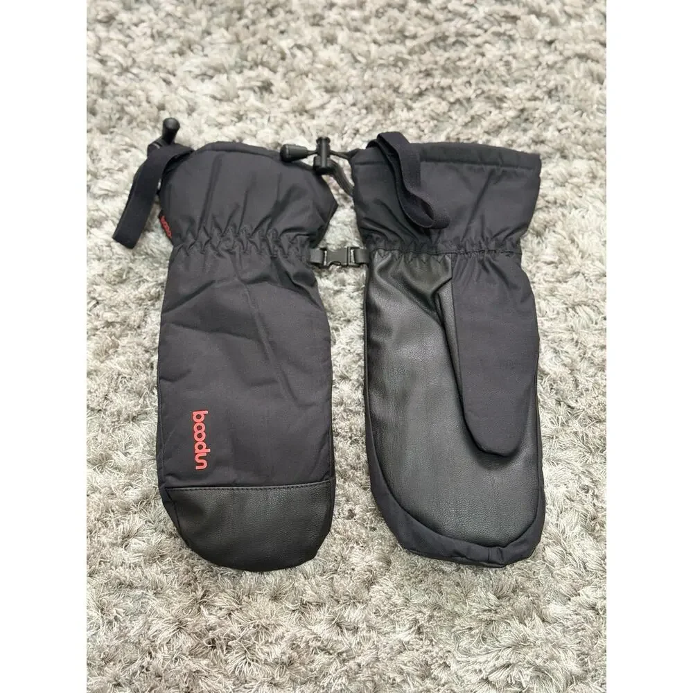 Boodun Winter Black Snowboard Mittens Women’s Windproof Waterproof Size S NWOT